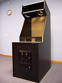 The SlikStik Cab, without monitor, marquee, or SlikStik