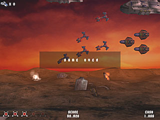 Game Over Screen